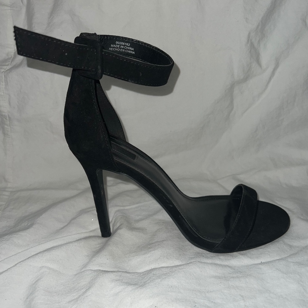 Black Forever 21 Wide Heels